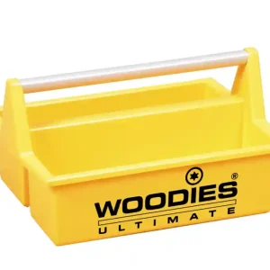 Woodies Ultimate draagkist 295x440x220mm met aluminium handgreep leeg - geel per 1 stuks - Aanbieding