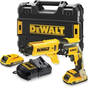 Laatste dagen | DeWALT accu bandschroefmachine 25-55mm 18V 2x2.0Ah en multilader in TSTAK koffer