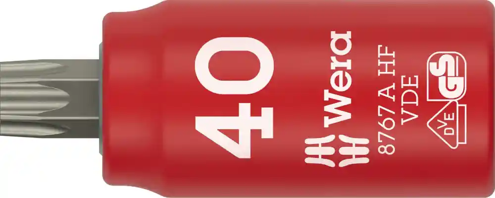 Wera 8767 C VDE HF Zyklop bitdop TORX® geïsoleerd TX40 | Fabrieksprijs