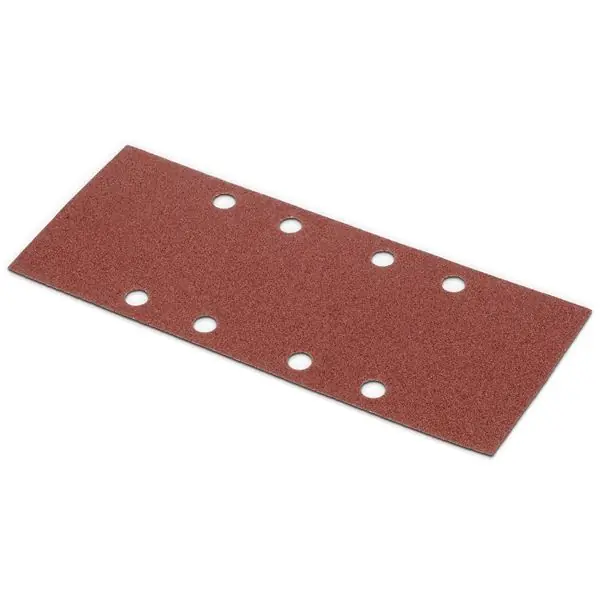 Direct beschikbaar | Kreator schuurpapier rechthoekig 93x240mm type A k80 voor klemsysteem set van 5 stuks