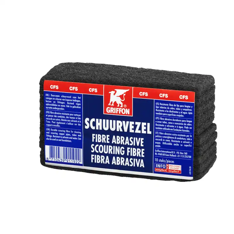 Nog maar een paar beschikbaar - GRIFFON schuurvezel schuurvlies voor het reinigen en schuren - 13x6 cm - set van 10 stuks