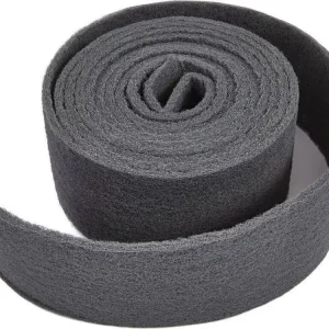 Tijdelijke aanbieding - HBM schuurvlies clean & finishrol AO K320 5 meter grijs