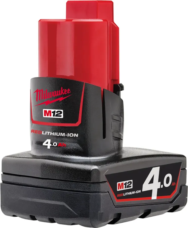 Veel gevraagd - Milwaukee M12 B4 12V Li-ion accu - 4.0Ah