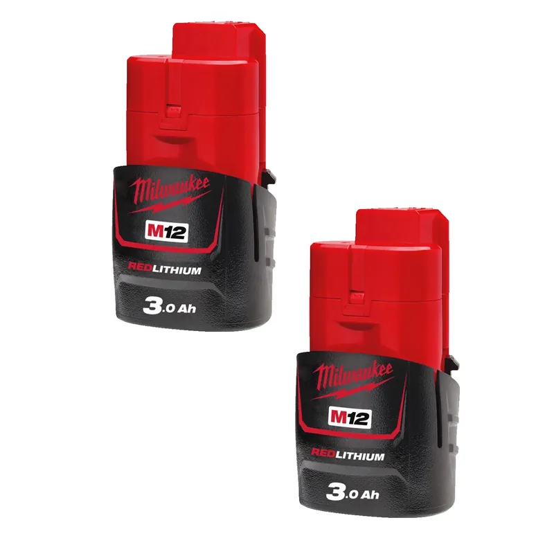 Milwaukee M12 B3 12V Li-ion accu - 3.0Ah (2st) - Expreslevering