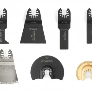 Fit-to-Fix 7-Delige Multitool zaagbladen set - Zojuist toegevoegd