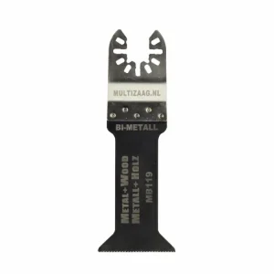 Multizaag MB119 Multitool zaagblad - Universeel - Bimetaal verlengd - 78mm - Rechtstreeks uit de fabriek