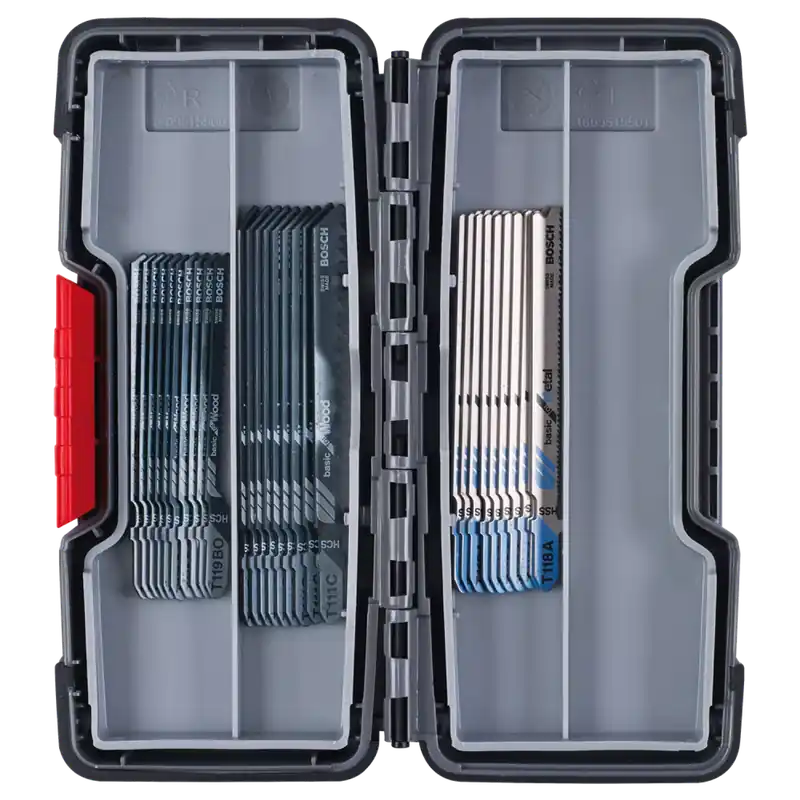 Premiumkwaliteit | Bosch 2607010903 30 delig Decoupeerzaagblad set Basic - Hout / Metaal