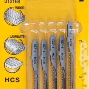 Actie - DeWALT DT2168-QZ HCS Decoupeerzaagblad Clean - 1.4mm tandafstand - Hout / Laminaat (5st)