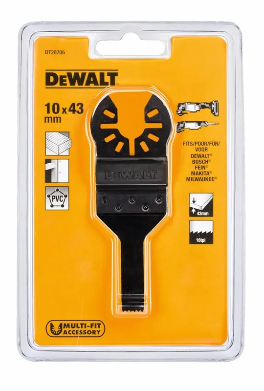 DeWALT DT20706-QZ universeel multitool zaagblad voor hout - 10mm | Direct kopen