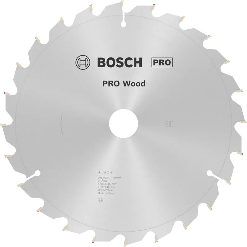Actie loopt bijna af | Bosch 2608640434 PRO afkortzaagblad voor Hout - 254 x 30 x 24T