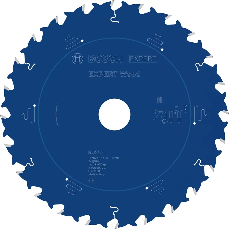 Actieprijs | Bosch 2608902207 EXPERT tafelzaagblad voor Hout - 216 x 30 x 24T