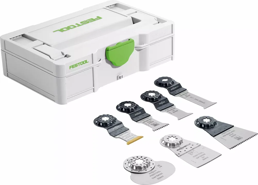 Beste prijs | Festool 578116 7-delige Multitool zaagbladset SYS3 S 76-OSC-SORT/7