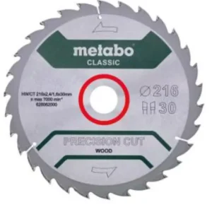 Deal | Metabo 628062000 Precision Cut Cirkelzaagblad - 216 x 30 x 30T - Hout
