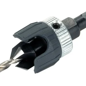 Wolfcraft 2544000 HSS Centreerboor met verzinkboor en dieptestop - Zeskant - 3,2-12mm - Prijs verlaagd