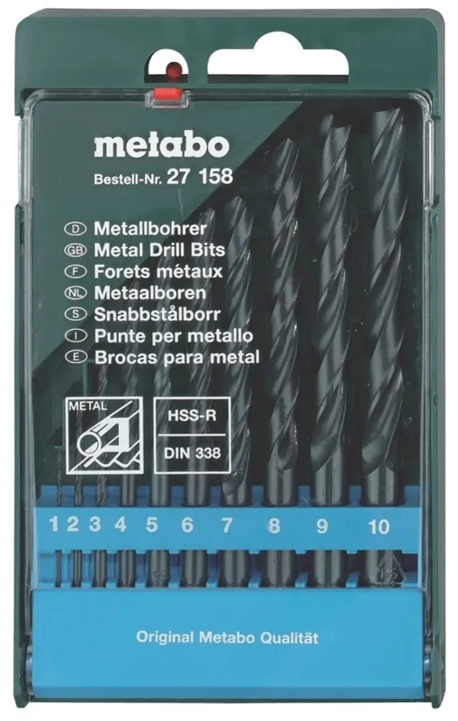 Metabo 627158000 HSS-R-borencassette 10-delig | Premium