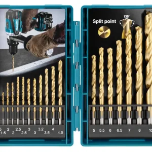 Aanbieding | Makita D-67527 19-delige Metaalborenset in cassette - 1.5-10mm