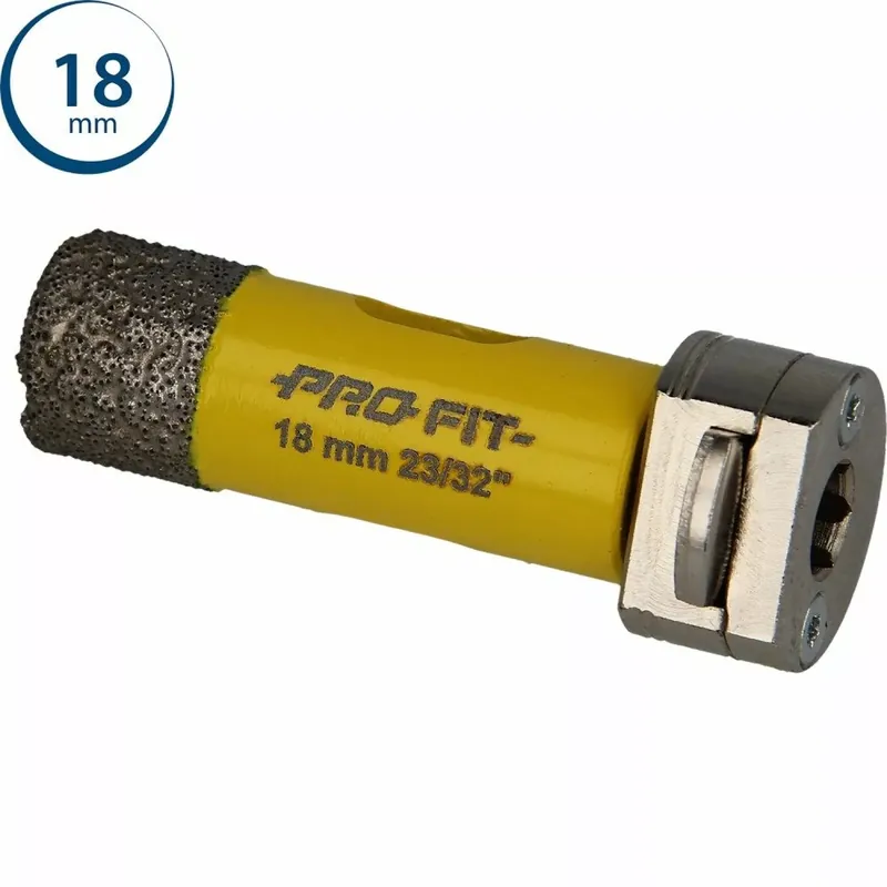 ProFit 09031018 Diamantboor met geintegreerde C&D Adapter - 18mm - Nieuw gelanceerd