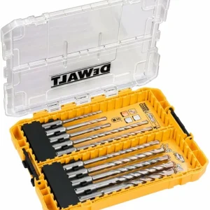 Alleen vandaag - DeWALT DT70753-QZ SDS-Plus 10-delige betonborenset in cassette - 5/6/7/8/9/10/12mm