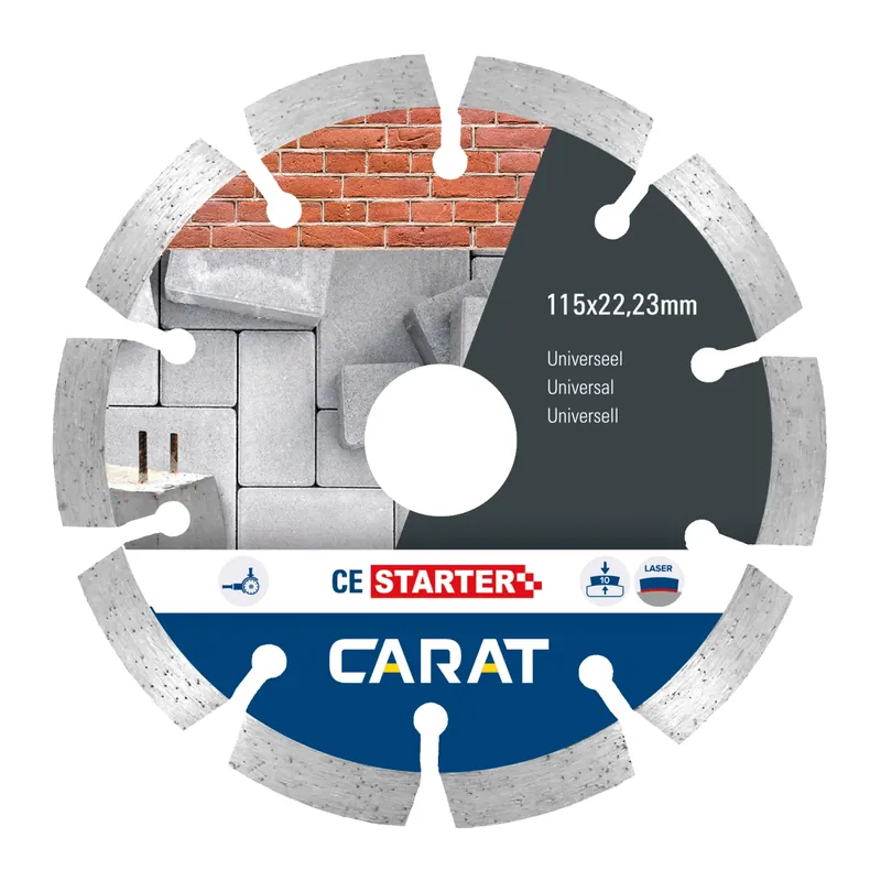 Carat CES1153000 Diamantzaagblad voor droogzagen - 115 x 22,23mm - Universeel - Deal