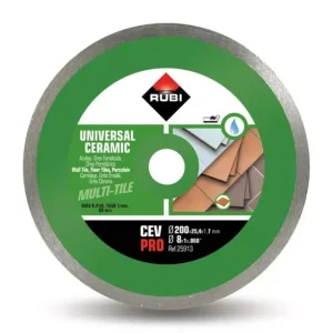 Korting | Rubi 25913 CEV pro continu diamantzaagblad voor keramische tegels - 25,4 x 200mm