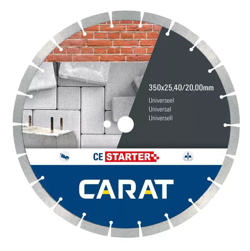 Carat CES3504200 Diamantzaagblad - 350 x 25,40/20mm - Universeel - Uitverkoop
