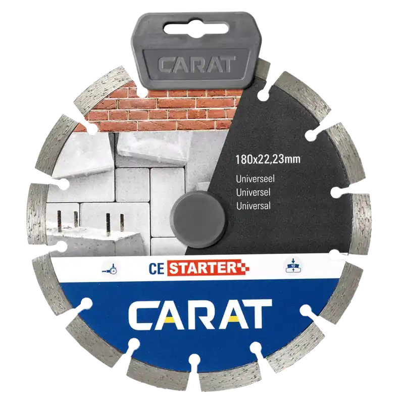 Veilig betalen - Carat CES1803000 Diamantzaagblad voor droogzagen - 180 x 22,23mm - Universeel
