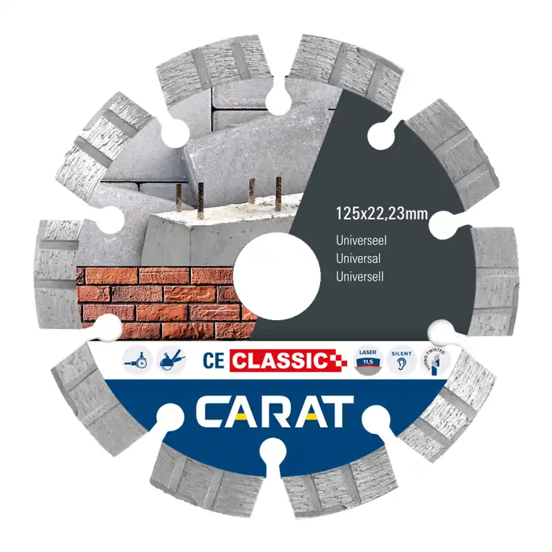 Carat CEC1509000 Diamantzaagblad voor droogzagen - 150 x 22,23mm - Universeel - Beperkte voorraad