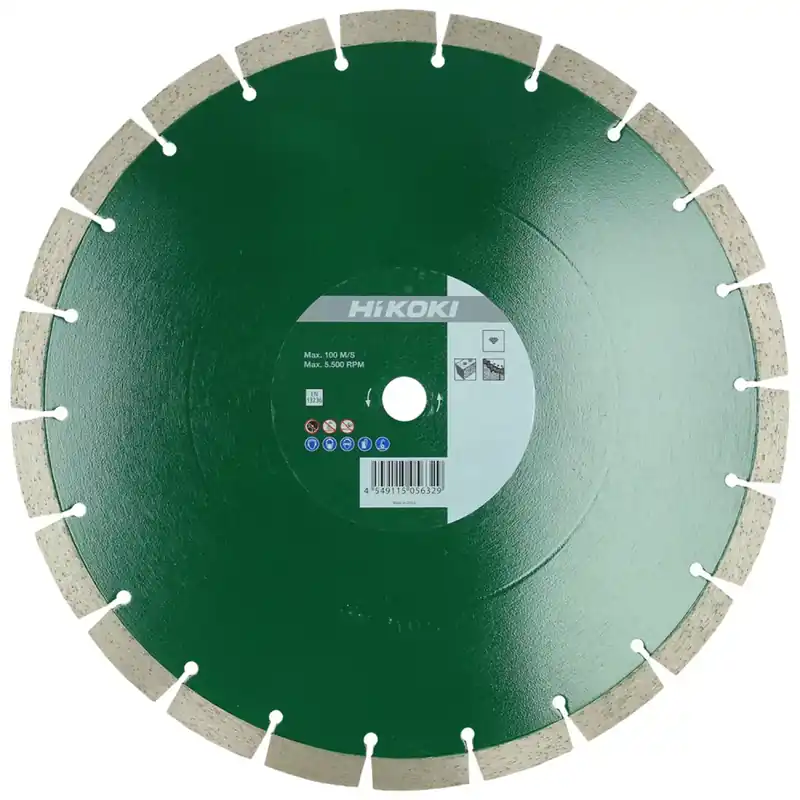 HiKOKI 773006 Diamant zaagblad 350 x 20 x 15 - Universeel Segment - Alleen vandaag
