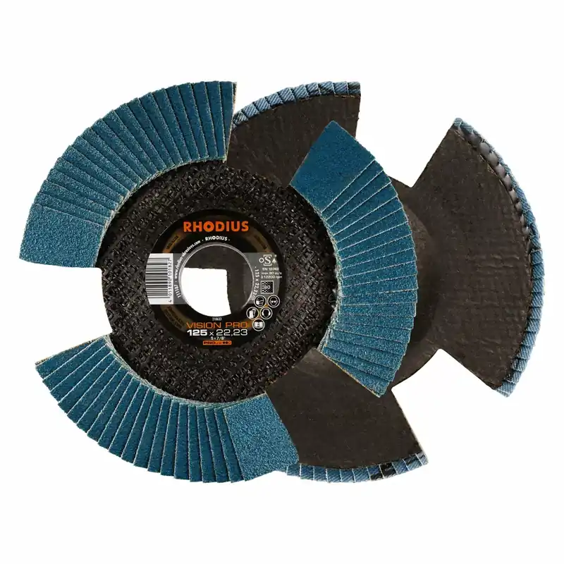 Rhodius 210633 Vision Pro PROline ll Lamellenslijpschijf 125x22,23 (10 st) K80 | Populair