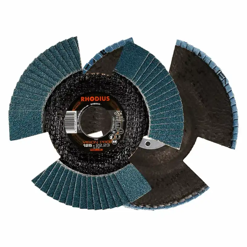 Rhodius 210632 Vision Pro PROline ll Lamellenslijpschijf 125x22,23 (10 st) K60 - Veel voordeel