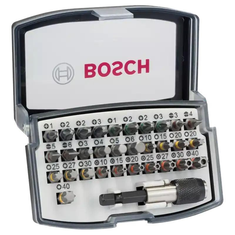 Fabrieksprijs | Bosch 2607017319 32-delige Schroefbitset in cassette