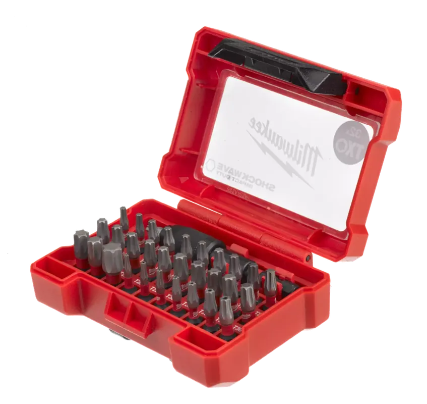 Shop nu - Milwaukee 4932471586 32-delige Bitset in cassette - Torx