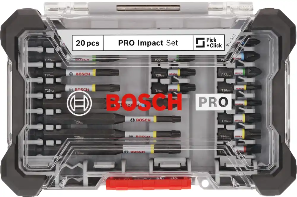 Bosch 2608521U74 20-delige PRO Impact Schroefbitset | Aanrader