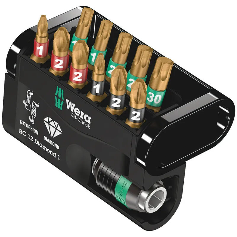 Koopje - Wera 5057421001 12-delige Bit-Check Diamond Bitset