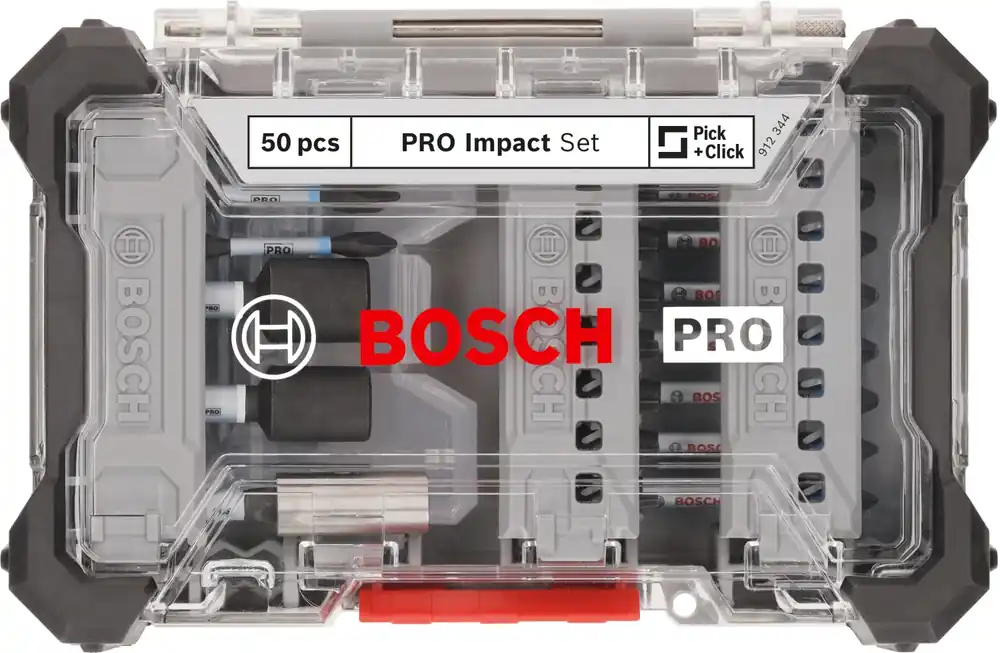 Bosch 2608521U89 50-delige PRO Impact schroefbitset - Direct leverbaar