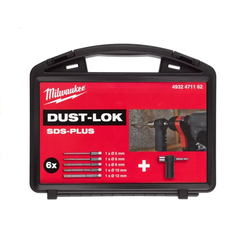Milwaukee 4932471162 SDS-plus DC stofvrije boor 7pc Set - | Korting