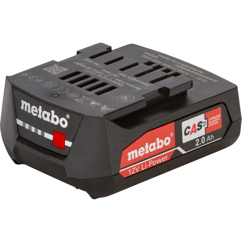 Metabo 12V 2.0Ah Li-Power accupack - Slechts tijdelijk