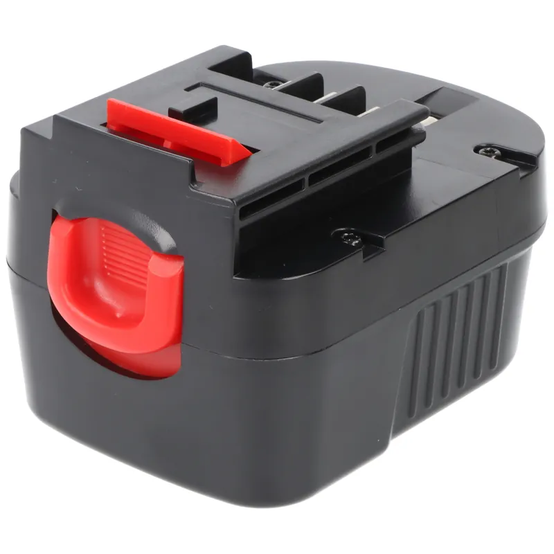 Vervangende accu voor Black & Decker A12 / HP122K – 12 V NiMH accu, 3000 mAh, zwart - Nieuw binnengekomen