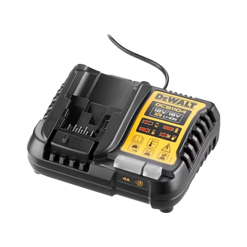Mis het niet - DeWALT DCB1104 XR Multivoltage lader (12-18 V, lithium-ionen)