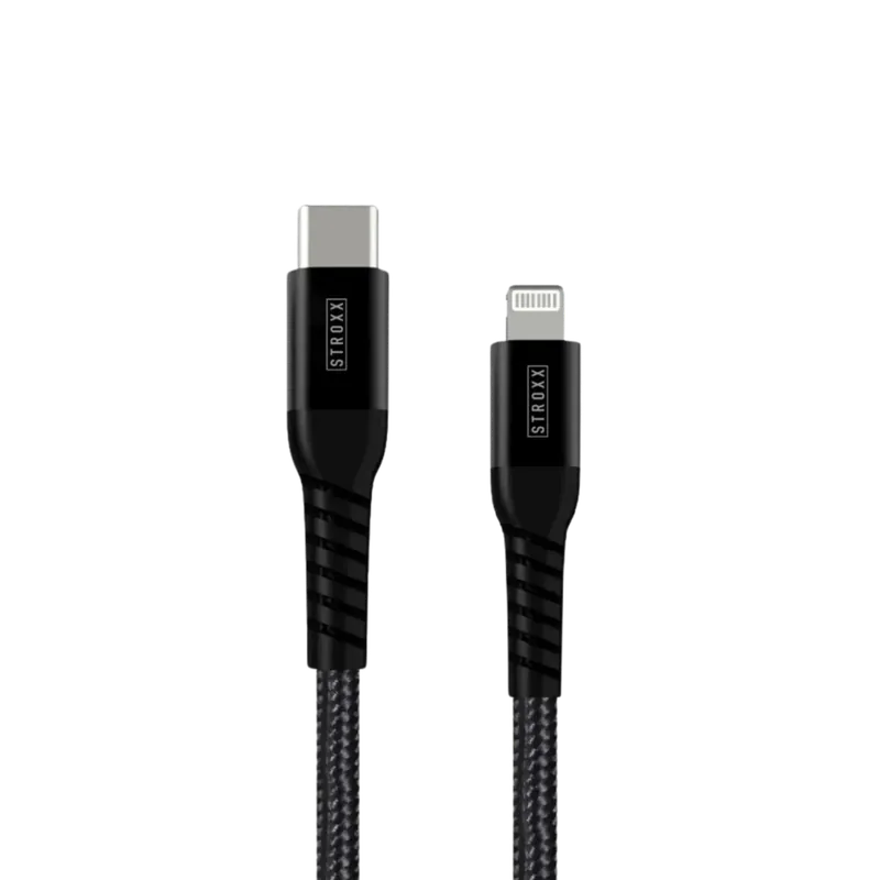 Bespaar meer | STROXX gsm laad/sync kabel USB-C naar Lightning (iPhone, 1,2 meter)