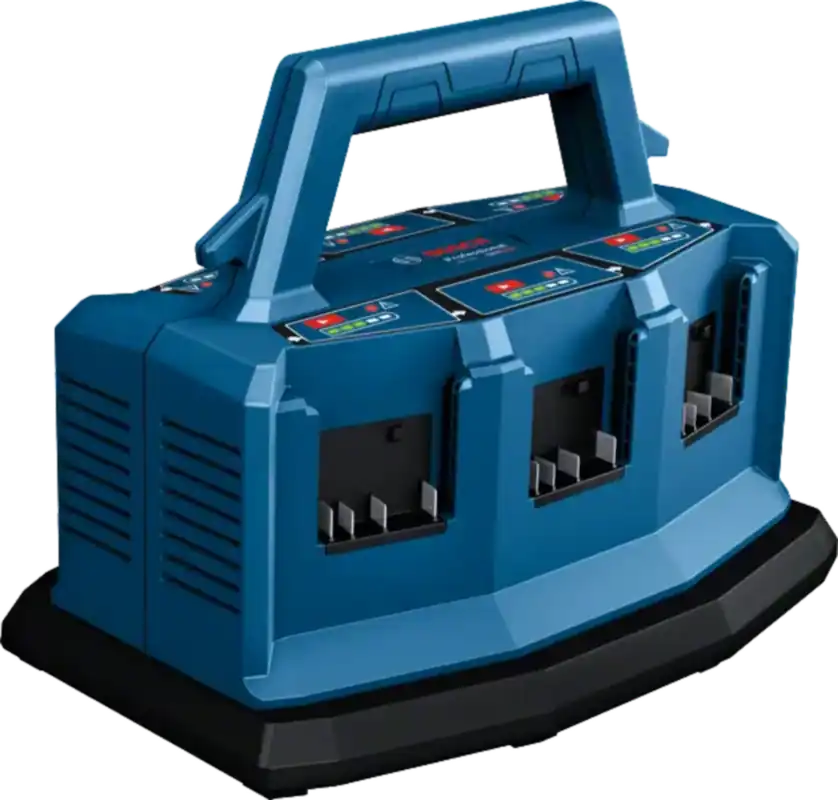 Nu beschikbaar - Bosch GAL 18V6-80 lader (6 accu-interfaces, 8A)