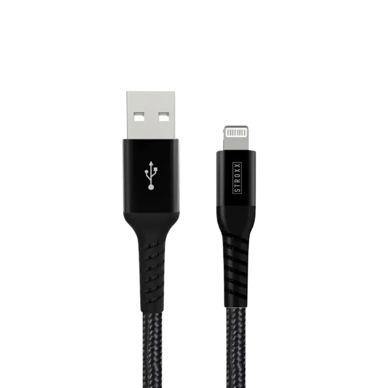 Flitsaanbieding - STROXX gsm laad en sync kabel (USB-A naar Lightning, 1,2 meter)