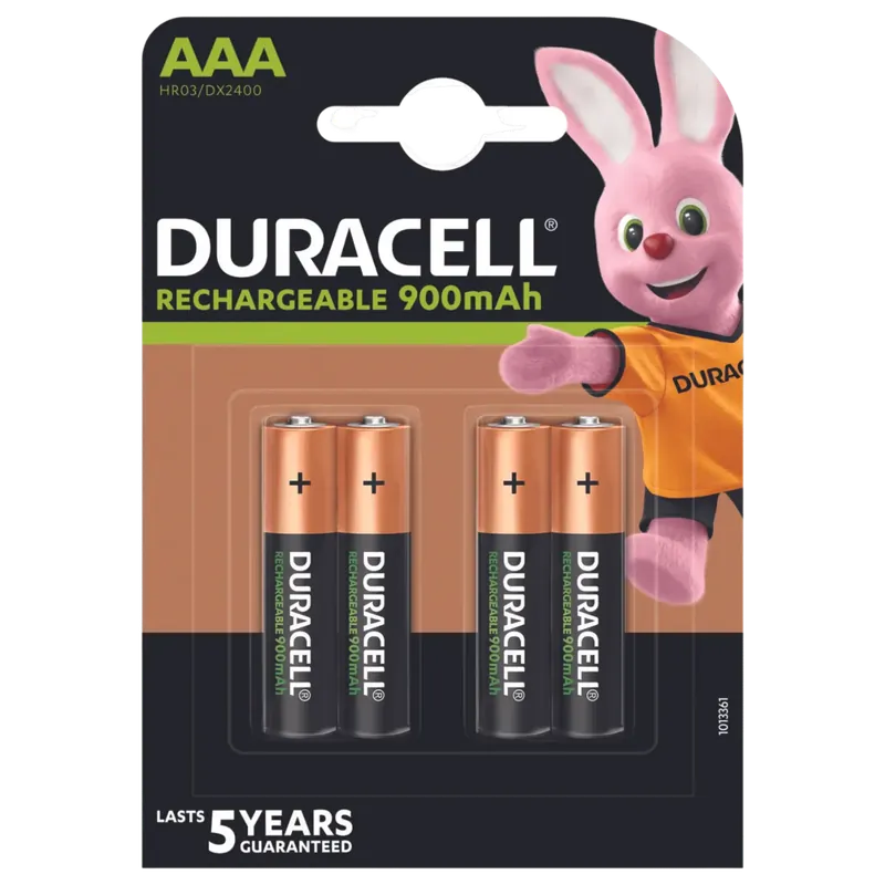 Nu beschikbaar - Duracell AAA herlaadbare batterij (Nikkel-Metaal-Hydride, 1,2 V, 850 mAh)