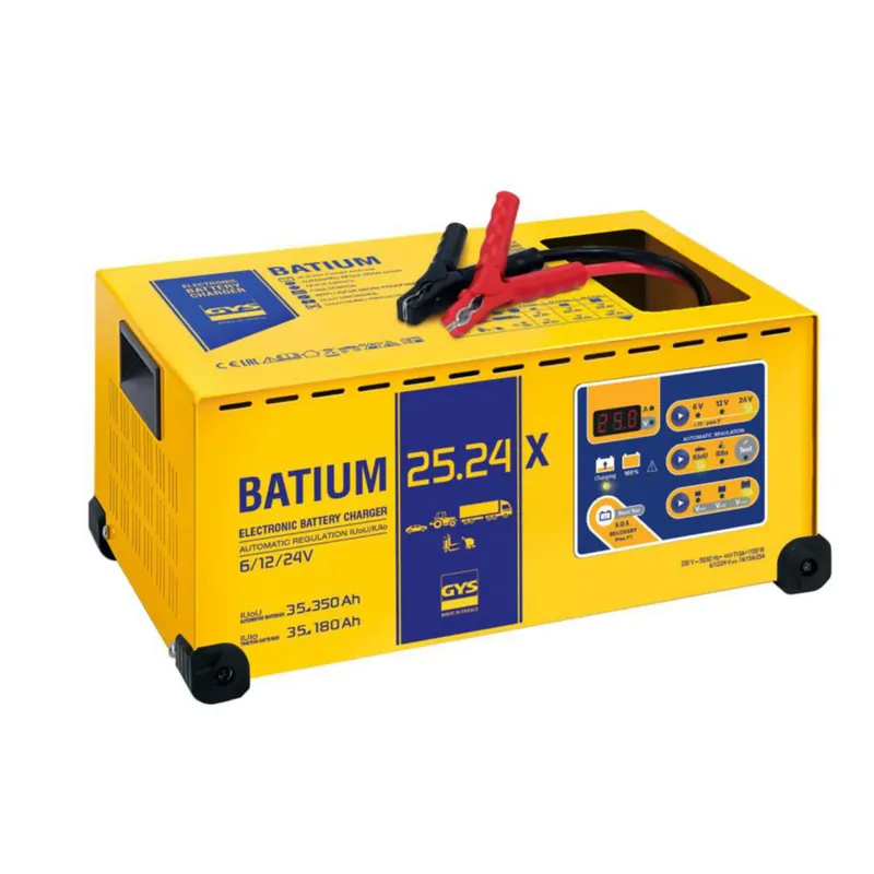 Gys Batium 15.24 acculader (6/12/24 V, 15A, 35-225 Ah, snelladen) | Topproduct