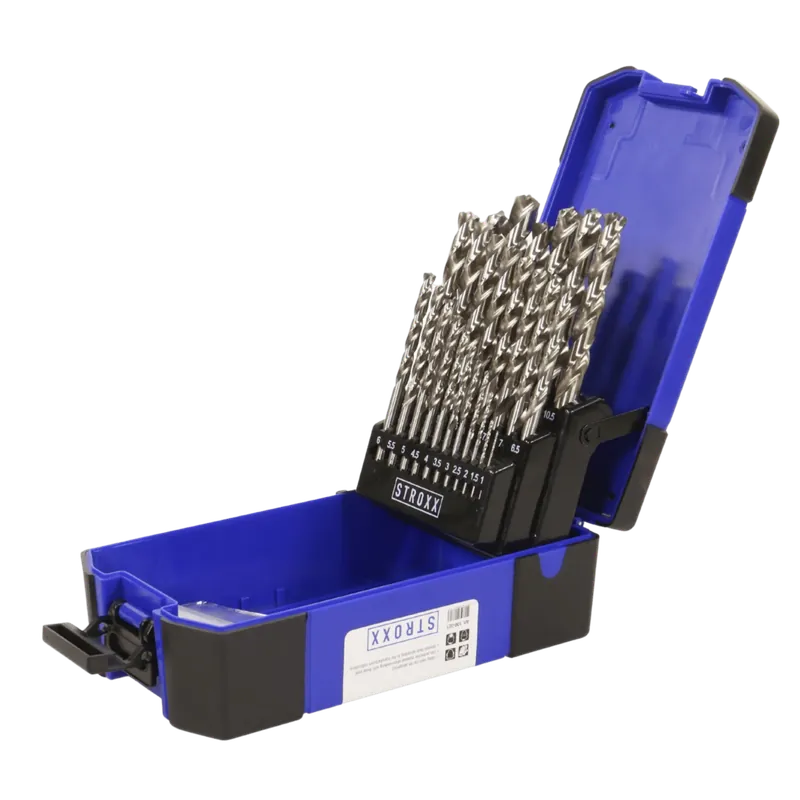 STROXX Borenset (HSSG, 25-delig, 1-13 mm) - Professionele kwaliteit