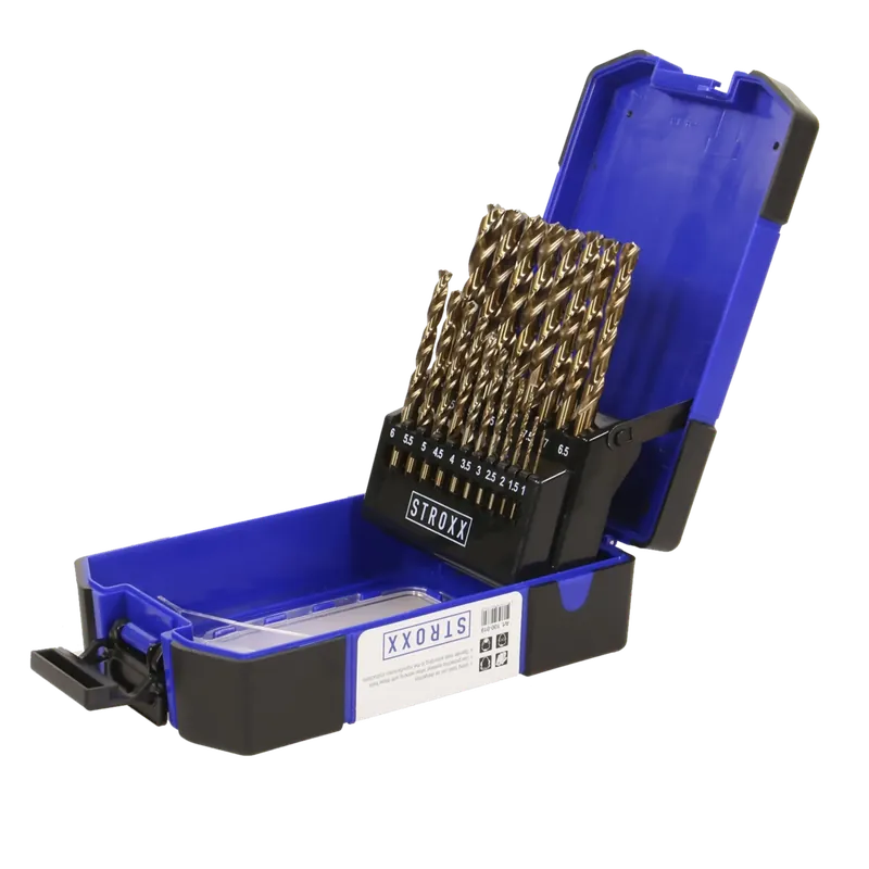 STROXX Borenset (HSSCO, 19-delig, 1-10 mm) - Topkwaliteit