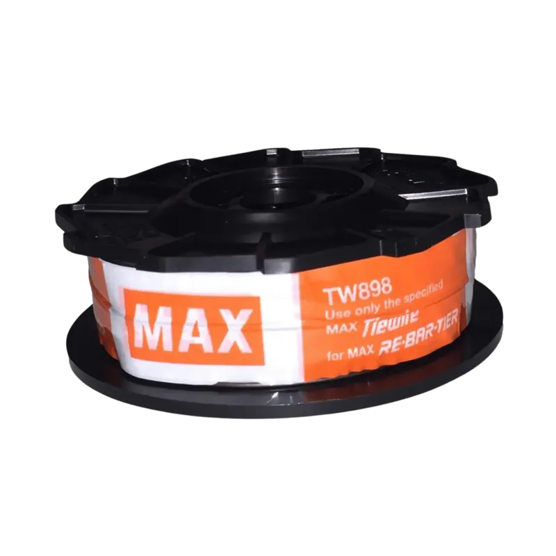 Max TW897/898 vlechtdraad voor re-bar-tier 397 en 398 (doos, 50 rollen, gegalvaniseerd staal) - Bestelbaar