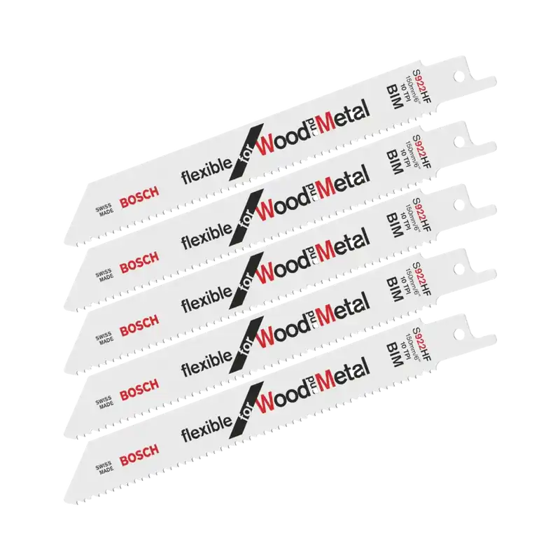 Actie loopt bijna af - Bosch Flexible BIM 922HF reciprozaagblad (hout/metaal, 150 mm)