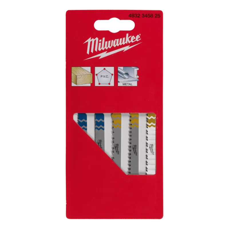Speciale aanbieding | Milwaukee Profi-set decoupeerzaagbladen (5-delig)