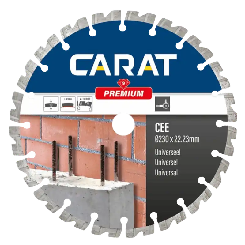 Vanaf nu beschikbaar | Carat Diamantzaag universeel ø 230 x 22.2 mm cee premium